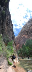 Start of the Narrows Hike.