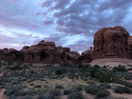 On our way back from Delicate Arch we saw some other amazing formations in Arches National Park